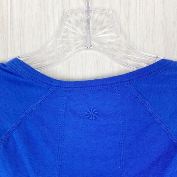 Athleta | Cobalt Blue Light Weight Long Sleeve Tee Size XXS - Picture 4 of 8